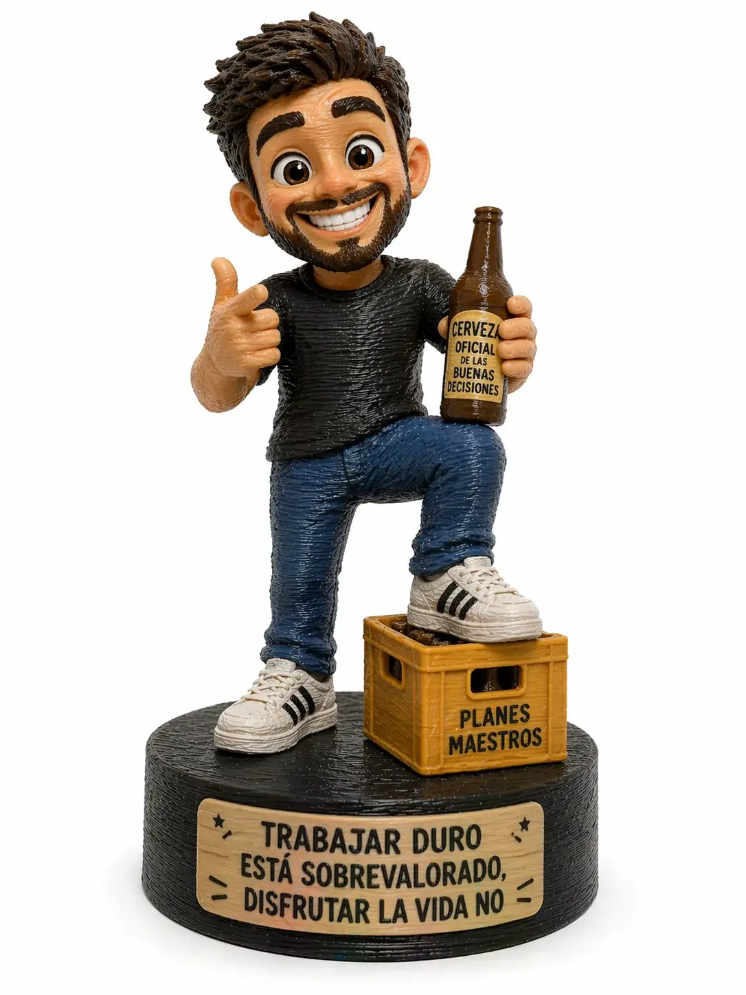 figura personalizada caricatura divertida impreso 3d