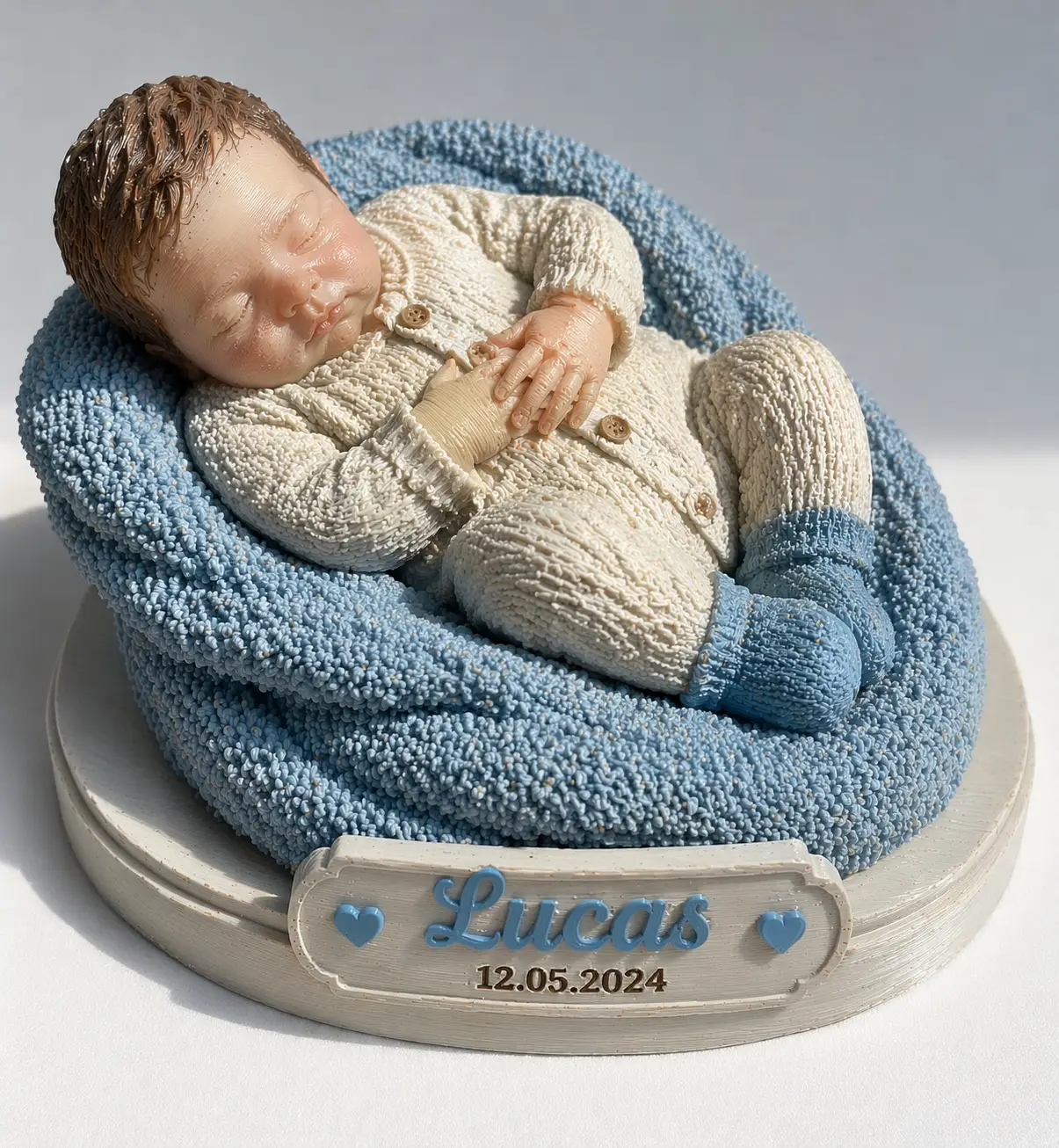 Figura de familia completa personalizada en 3D