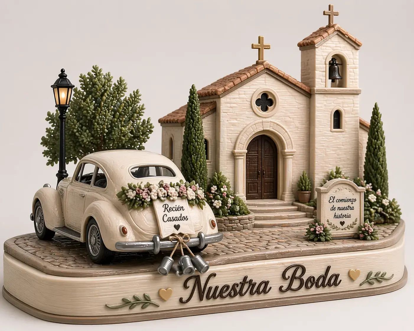 Recuerdo de boda impreso en 3D