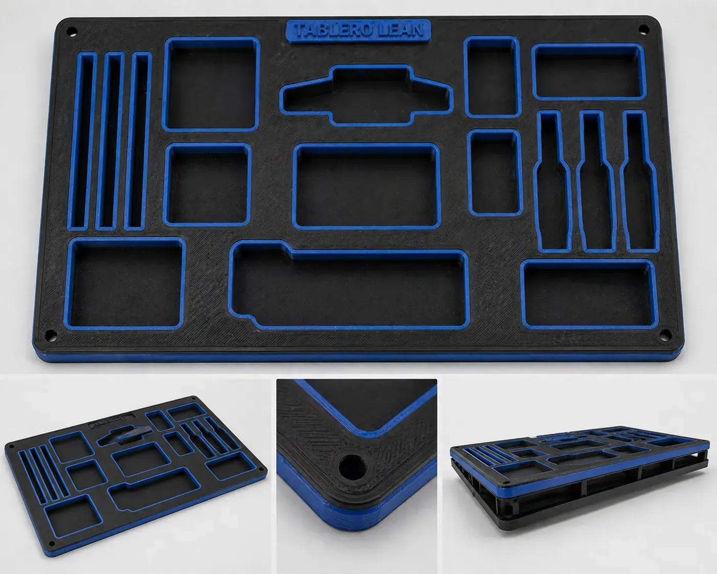 Piezas industriales impresas en 3D
