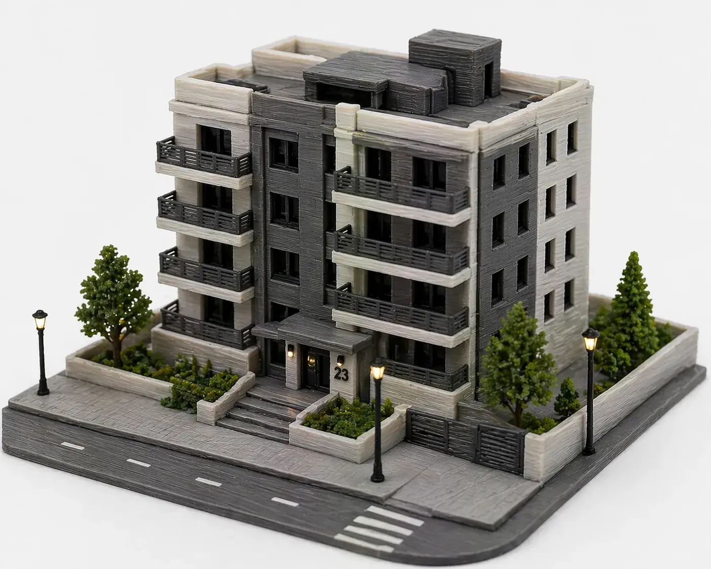 Maqueta arquitectónica impresa en 3D